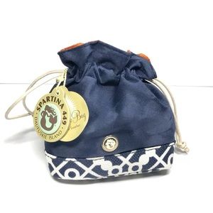 16SPARTINA 449 Sailor watch keepsake bag Navy Blue